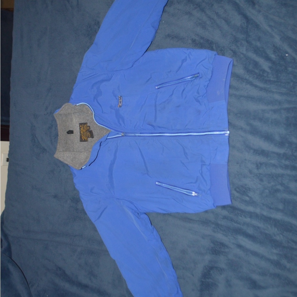 Eddie Bauer Royal Blue Jacket with Gray Lining